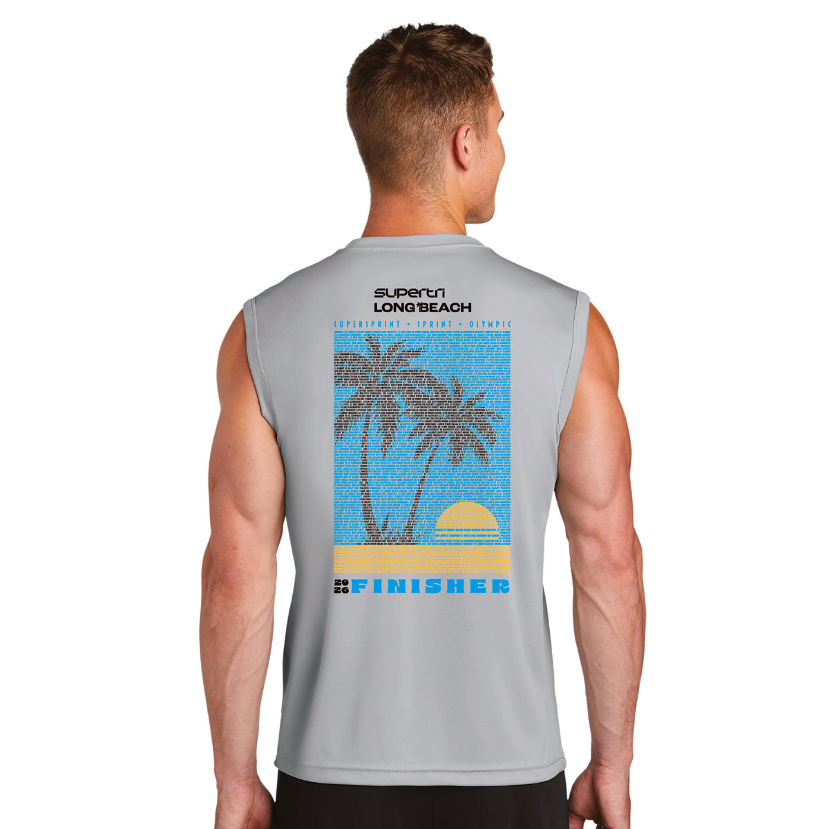 LB Men's Muscle Tech Tank -Silver- 2026 Finisher