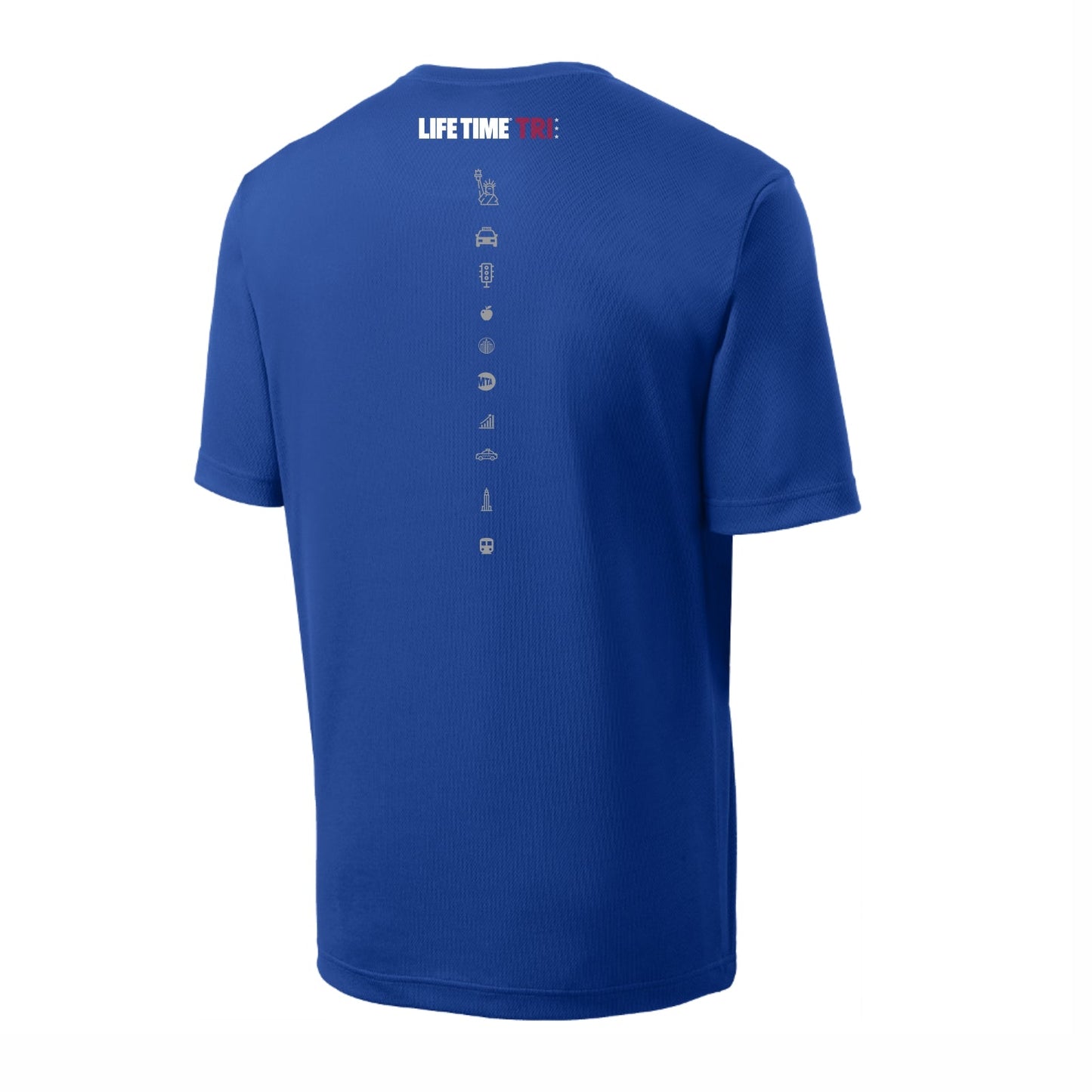 Men's SS Tech Tee -True Royal- WordCloud