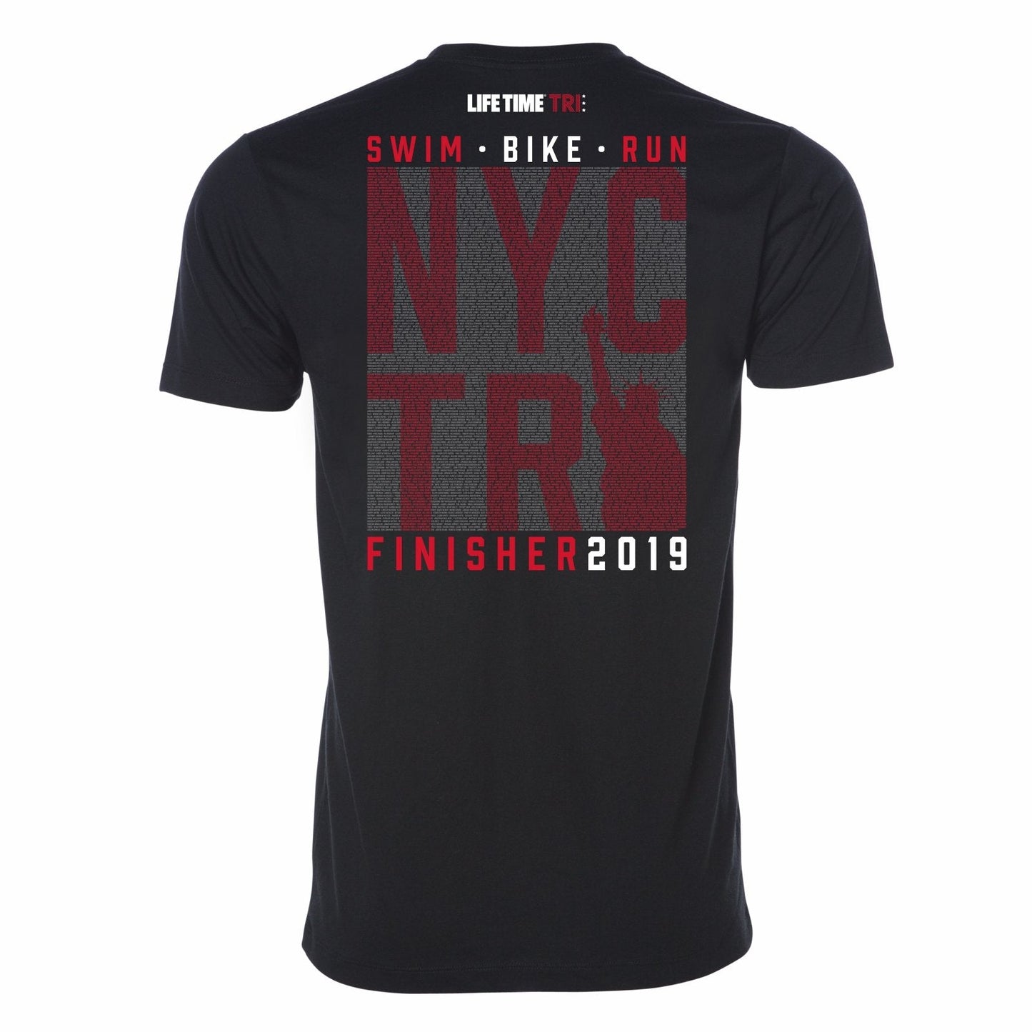 Men's SS CVC Tee - Reactive Black 'Names 2019 Design' - NYC Tri