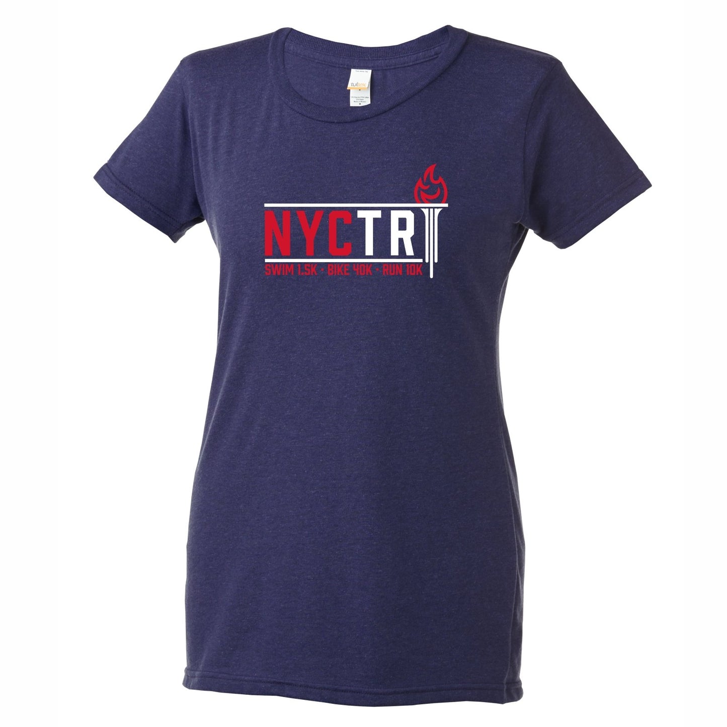 Women's SS Tri-Blend Tee - Midnight Navy - 2019 Course