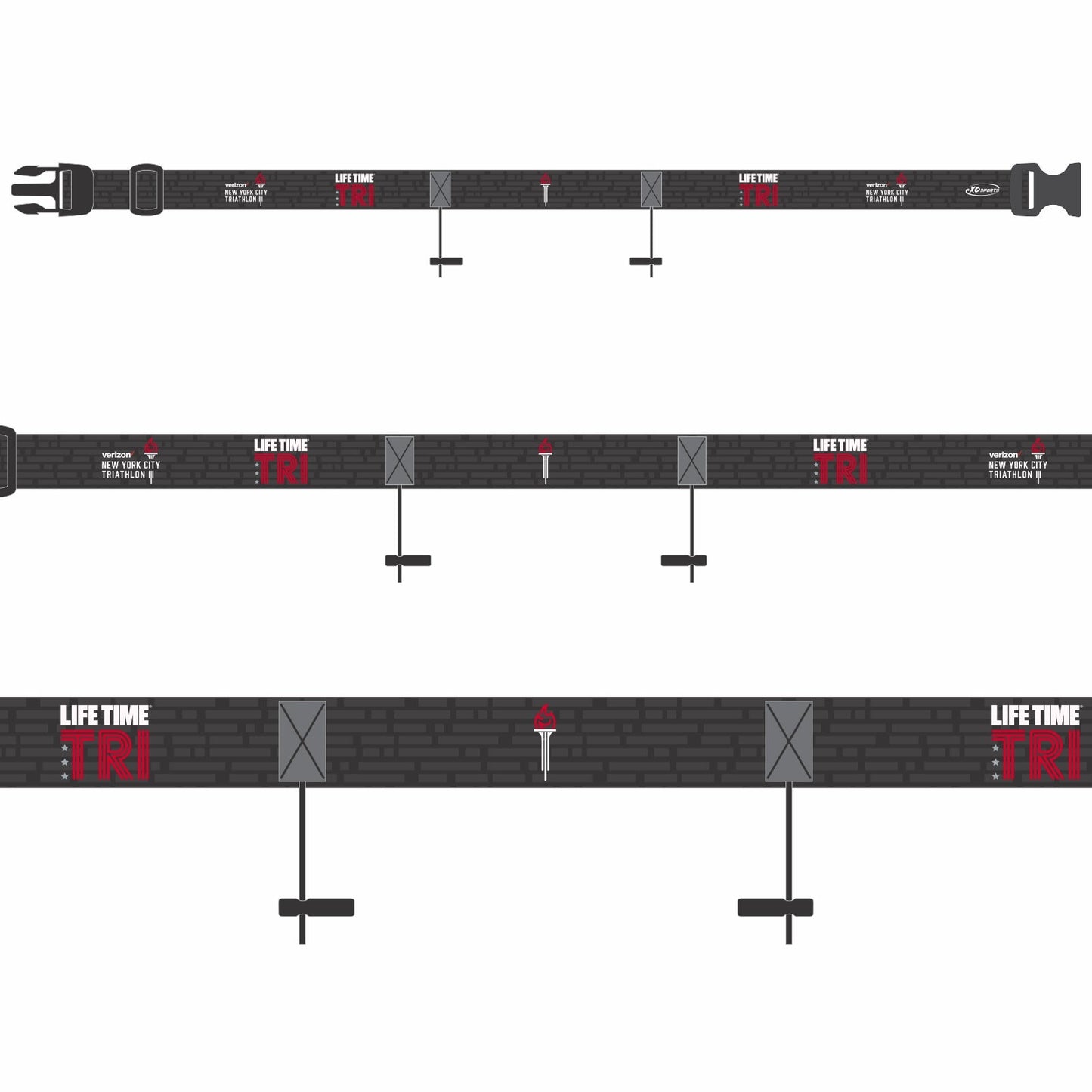 Race Belt -Black- NYC Tri