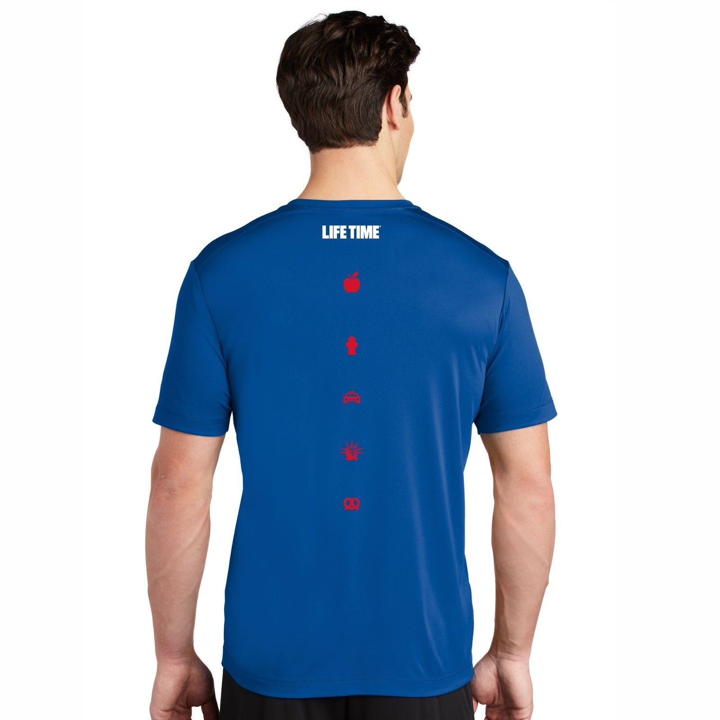 Men's Tech UPF44+ Tee - Royal - Apple