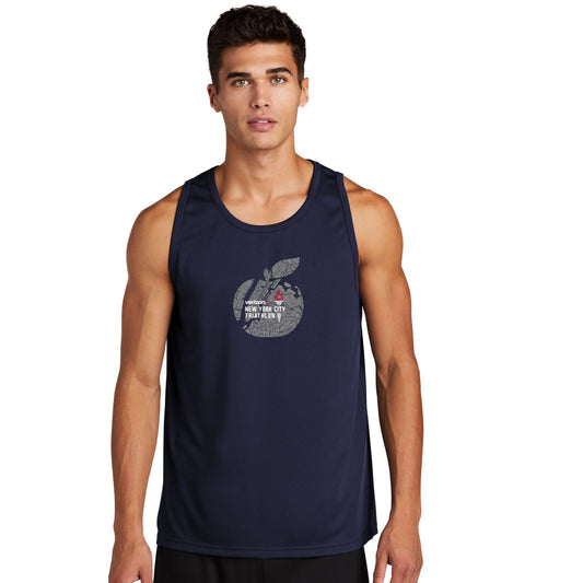 Men's Tech Tank - True Navy - Apple