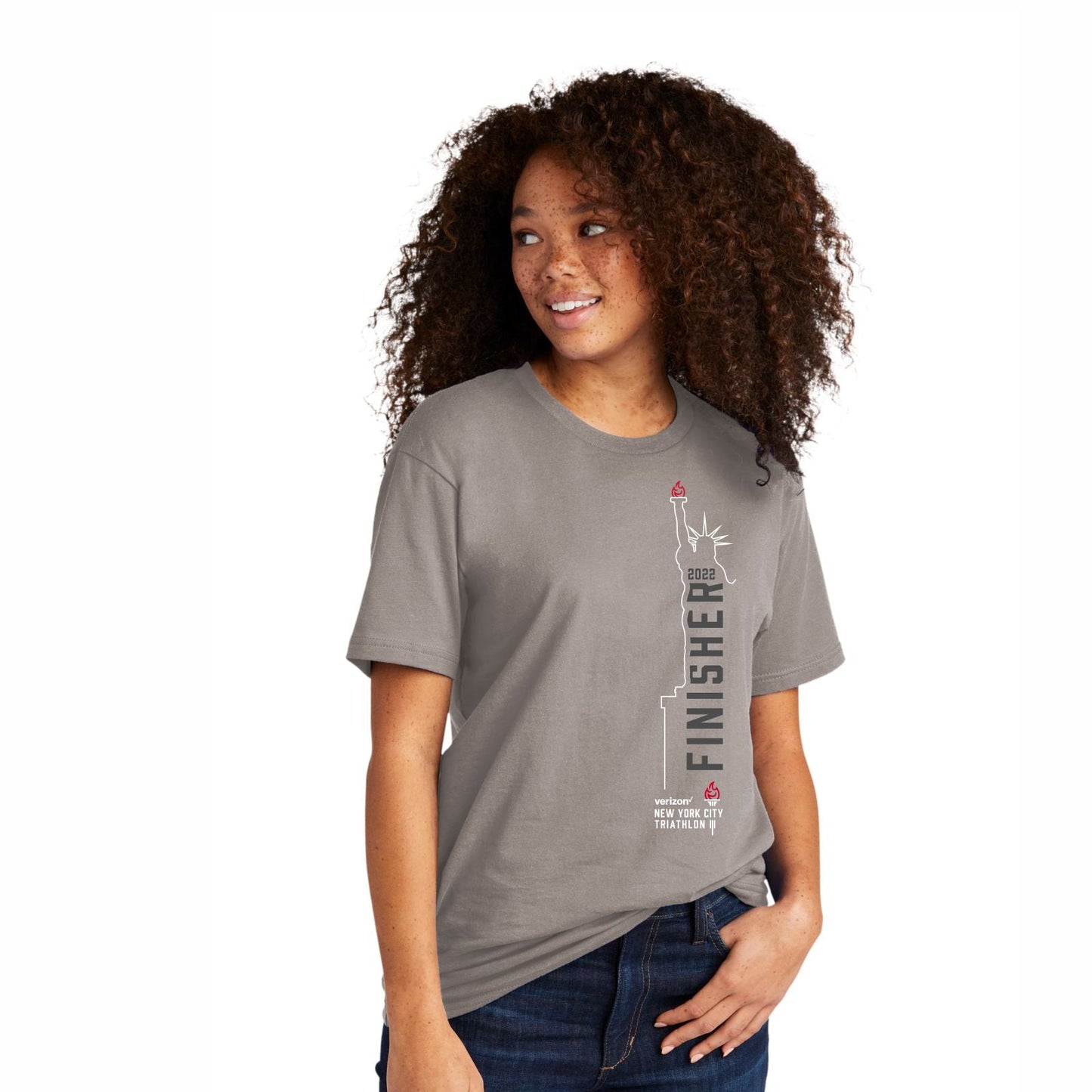 Unisex Fashion Tee - Light Grey - Names Finisher 2022