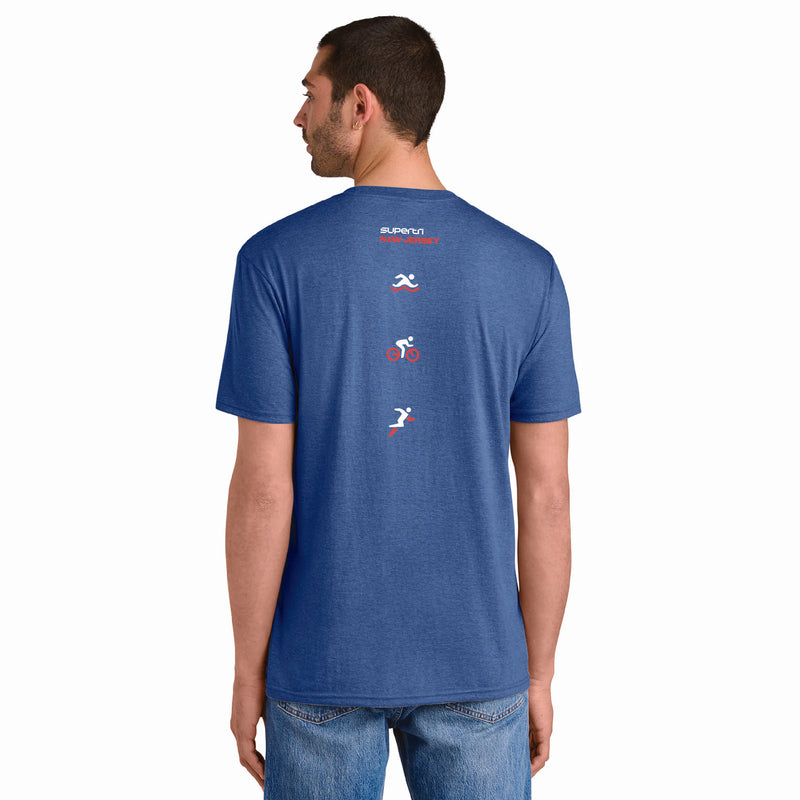 NJST Men's Triblend Tee -Maritime Frost- State