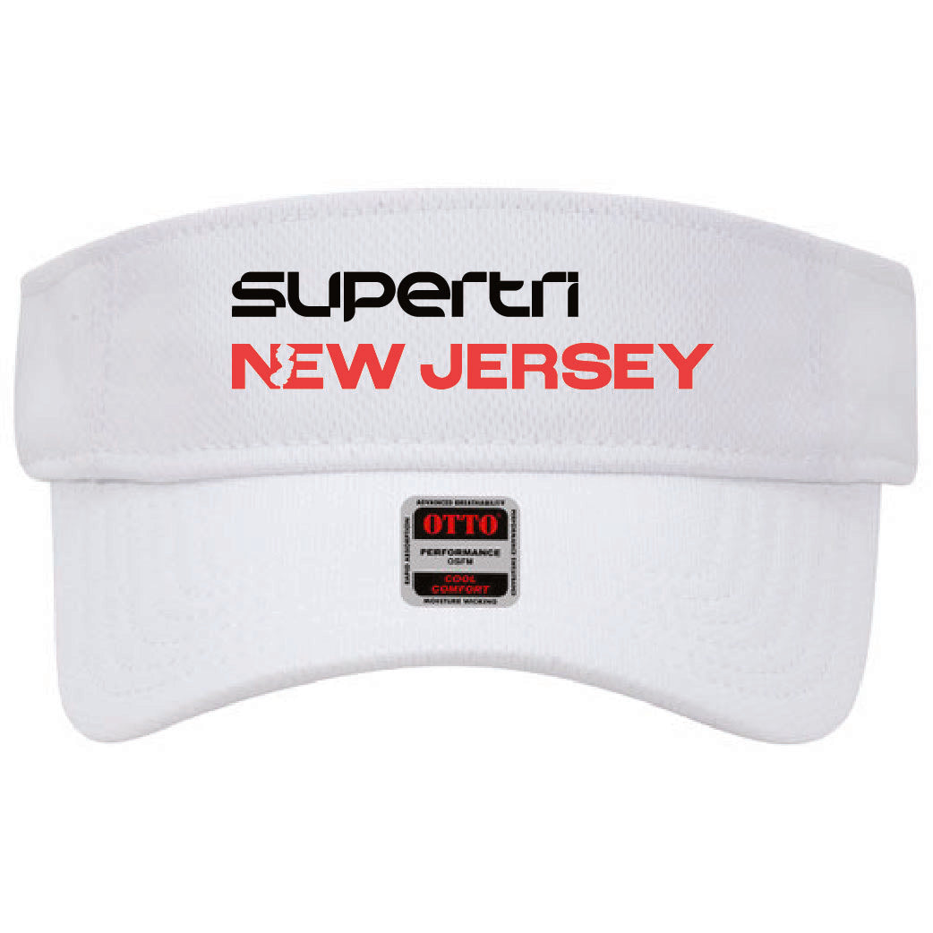 NJST Visor -White- Logo