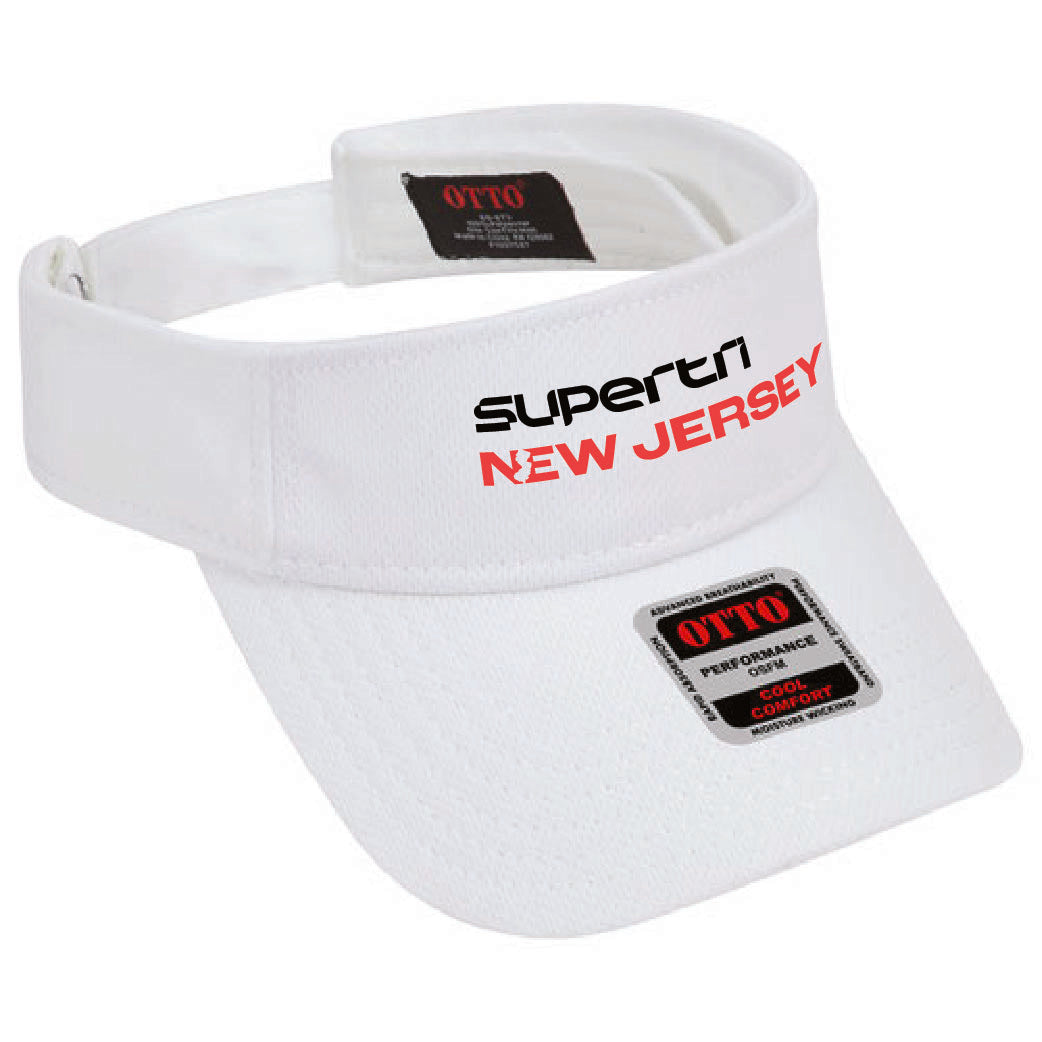 NJST Visor -White- Logo