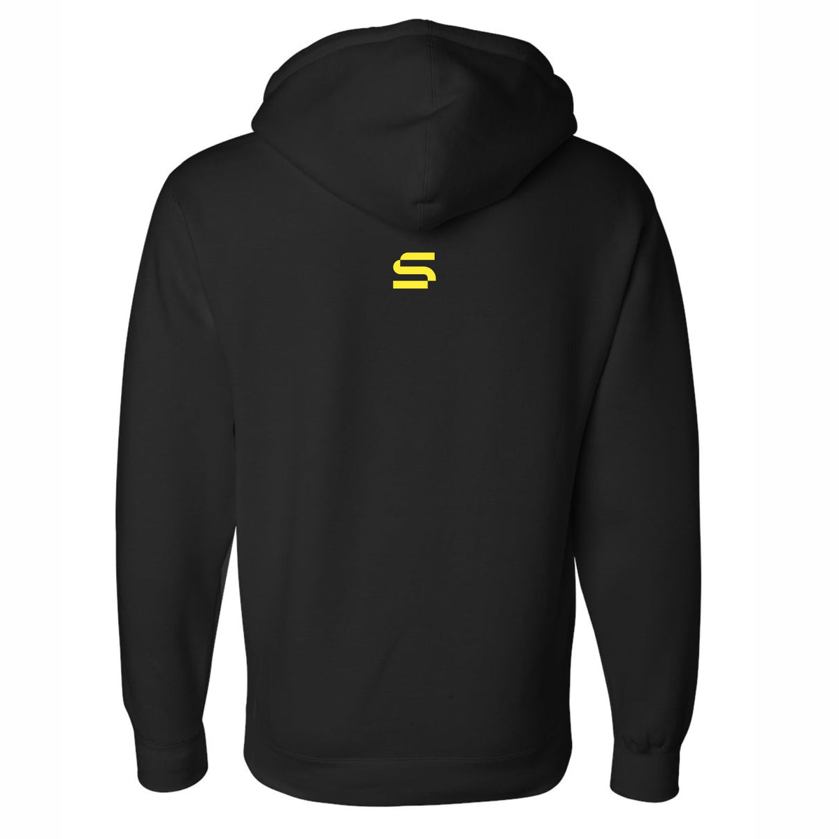Supertri Unisex Heavy Fleece Hoody -Black- Logo