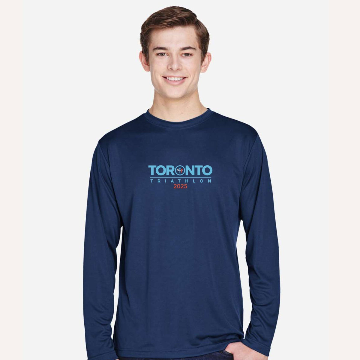 Toronto Tri Men's LS Tech Tee -Navy- 2025 Names