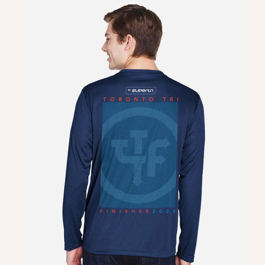 Toronto Tri Men's LS Tech Tee -Navy- 2025 Names