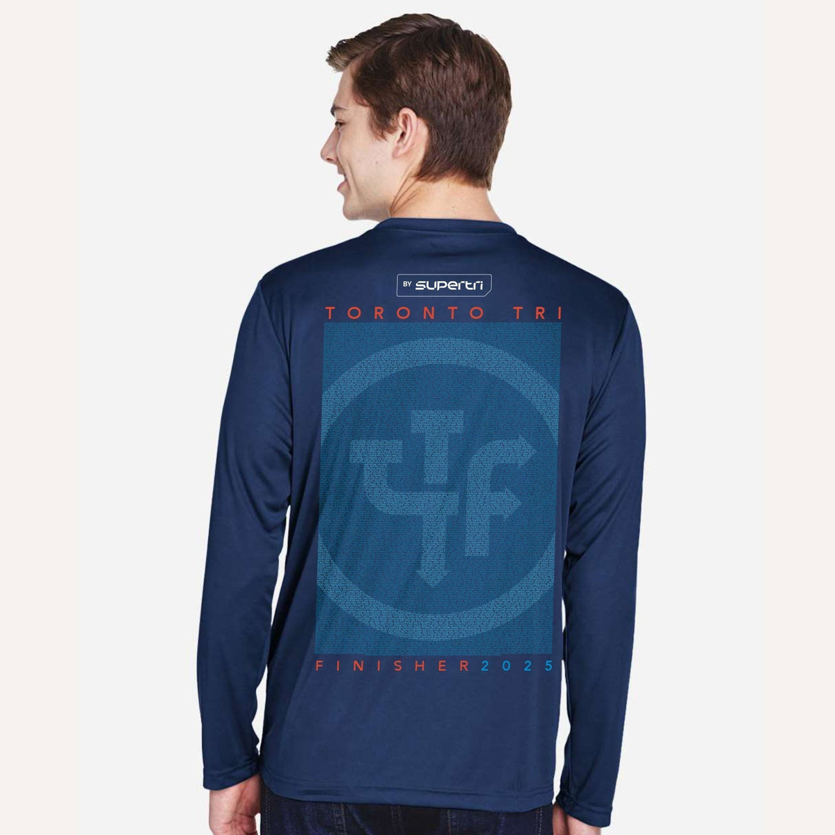 Toronto Tri Men's LS Tech Tee -Navy- 2025 Names