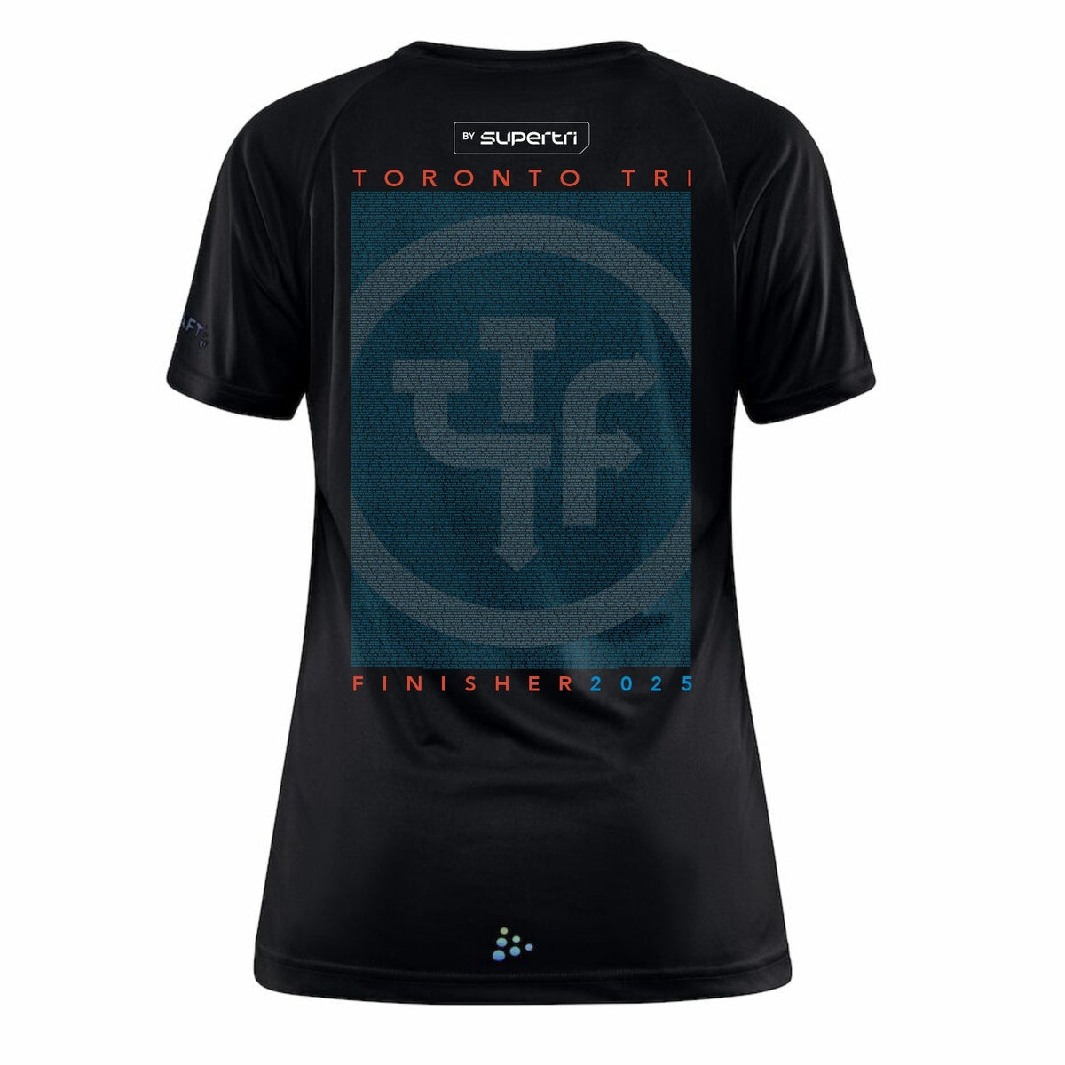 Toronto Tri Women's Tech CRAFT Tee -Black- 2025 Names