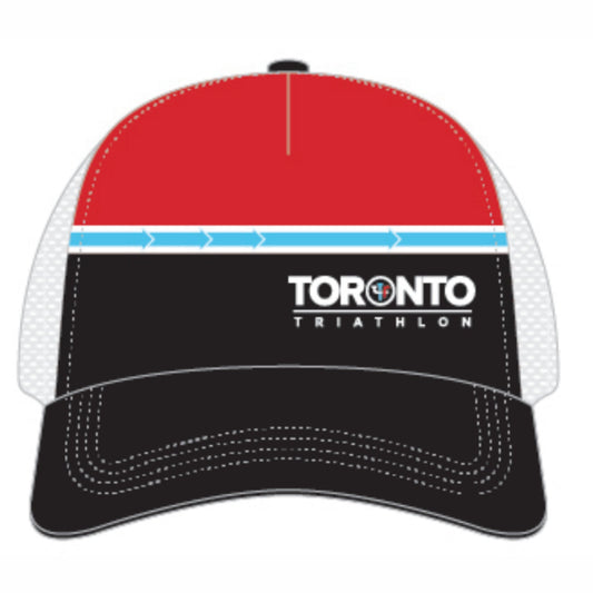 Toronto Tri Trucker -Red/Black 5-Panel Tech- Logo