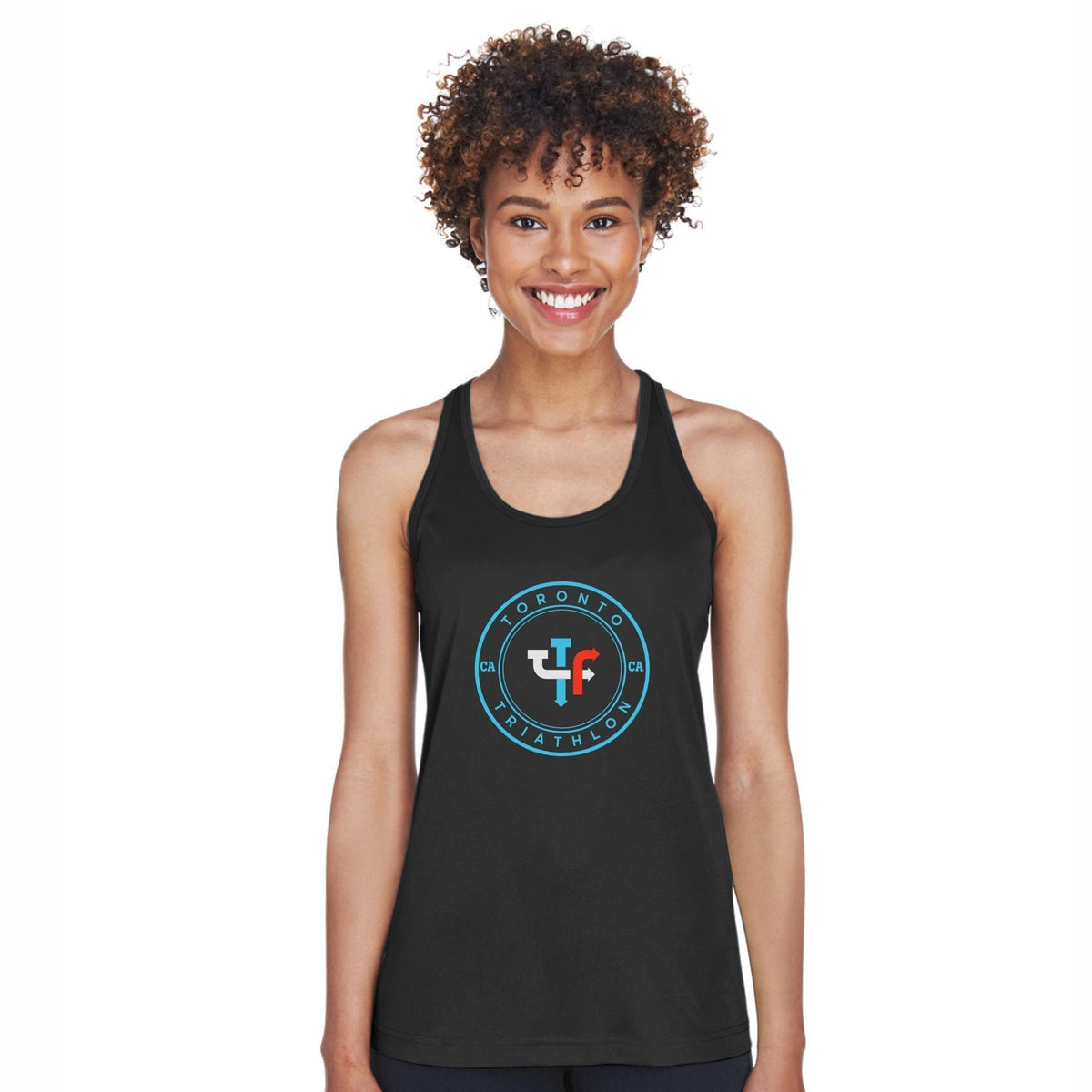 Toronto Tri Women's Racerback Singlet -Black- Badge
